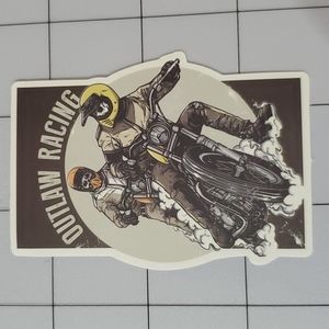 Motorcycle Skull Sticker